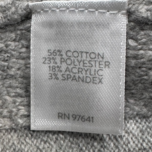 NWOT JJill PureJill long Cardigan. Purple and Gray. Size M - Picture 5 of 6